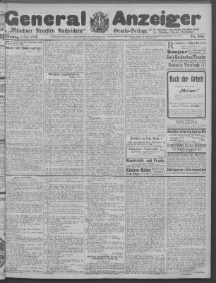 Münchner neueste Nachrichten Montag 3. Mai 1909