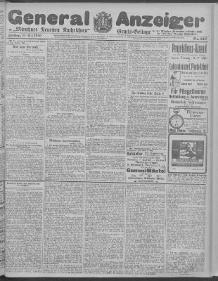 Münchner neueste Nachrichten Freitag 28. Mai 1909