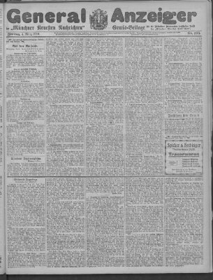 Münchner neueste Nachrichten Freitag 4. März 1910