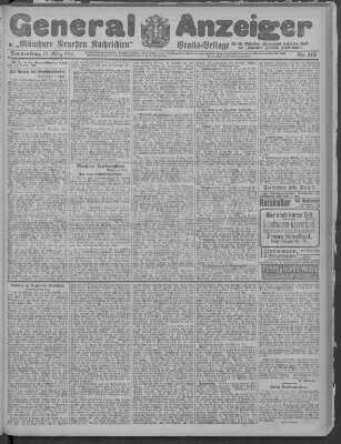 Münchner neueste Nachrichten Donnerstag 10. März 1910