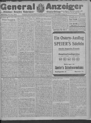 Münchner neueste Nachrichten Samstag 26. März 1910