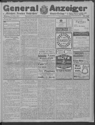 Münchner neueste Nachrichten Montag 28. März 1910