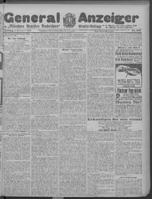 Münchner neueste Nachrichten Freitag 4. November 1910