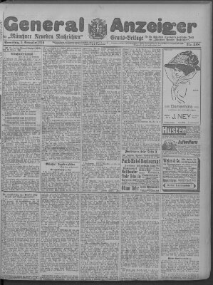 Münchner neueste Nachrichten Samstag 5. November 1910