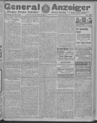 Münchner neueste Nachrichten Dienstag 26. März 1912