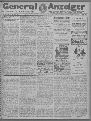 Münchner neueste Nachrichten Montag 10. Januar 1910