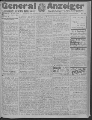 Münchner neueste Nachrichten Mittwoch 9. Februar 1910