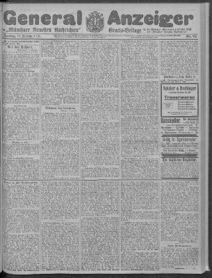 Münchner neueste Nachrichten Freitag 18. Februar 1910