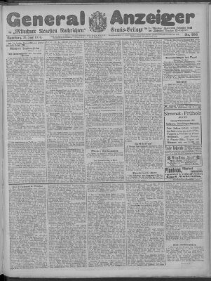 Münchner neueste Nachrichten Samstag 25. Juni 1910