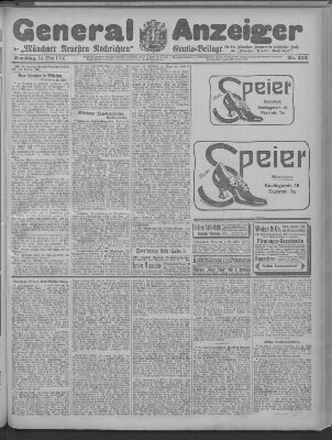 Münchner neueste Nachrichten Samstag 14. Mai 1910