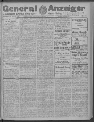 Münchner neueste Nachrichten Mittwoch 8. Februar 1911