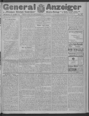 Münchner neueste Nachrichten Mittwoch 22. Februar 1911