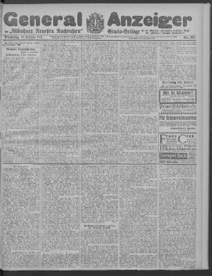 Münchner neueste Nachrichten Dienstag 28. Februar 1911