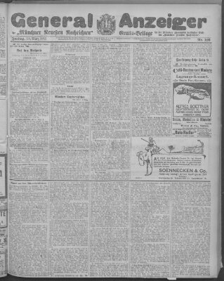 Münchner neueste Nachrichten Freitag 10. März 1911