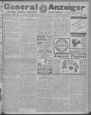 Münchner neueste Nachrichten Montag 20. März 1911