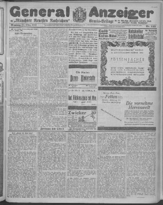 Münchner neueste Nachrichten Montag 27. März 1911