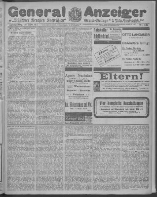 Münchner neueste Nachrichten Donnerstag 30. März 1911