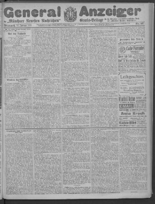 Münchner neueste Nachrichten Mittwoch 11. Januar 1911