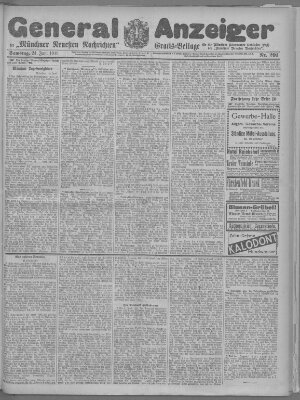 Münchner neueste Nachrichten Samstag 24. Juni 1911