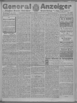 Münchner neueste Nachrichten Dienstag 27. Juni 1911