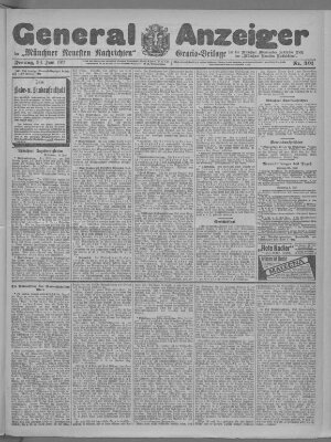 Münchner neueste Nachrichten Freitag 30. Juni 1911