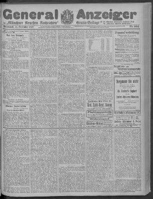 Münchner neueste Nachrichten Mittwoch 11. September 1912