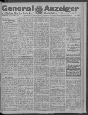 Münchner neueste Nachrichten Samstag 28. September 1912