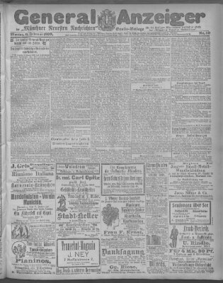 Münchner neueste Nachrichten Montag 6. Februar 1899