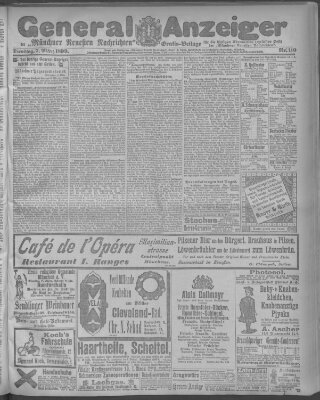 Münchner neueste Nachrichten Dienstag 7. März 1899