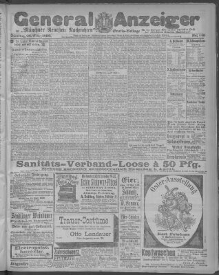 Münchner neueste Nachrichten Dienstag 28. März 1899