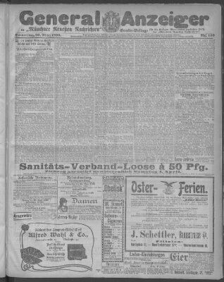 Münchner neueste Nachrichten Donnerstag 30. März 1899