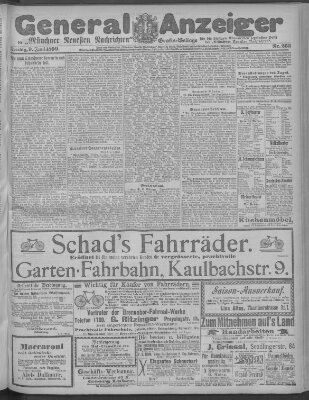 Münchner neueste Nachrichten Freitag 9. Juni 1899