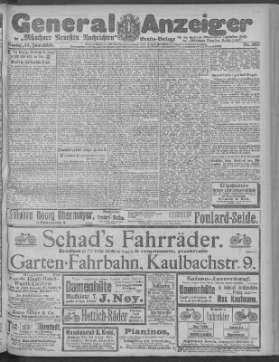 Münchner neueste Nachrichten Montag 12. Juni 1899