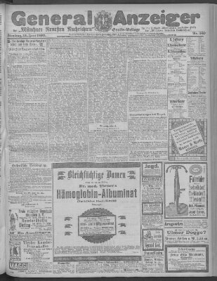 Münchner neueste Nachrichten Dienstag 13. Juni 1899