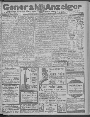 Münchner neueste Nachrichten Dienstag 20. Juni 1899