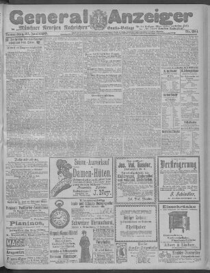 Münchner neueste Nachrichten Donnerstag 22. Juni 1899