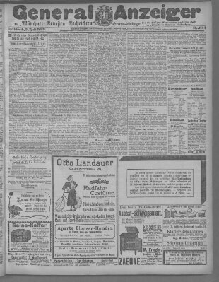 Münchner neueste Nachrichten Mittwoch 5. Juli 1899