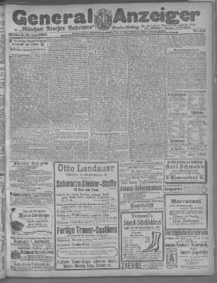 Münchner neueste Nachrichten Mittwoch 12. Juli 1899