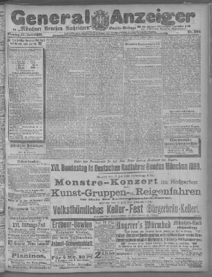 Münchner neueste Nachrichten Montag 17. Juli 1899