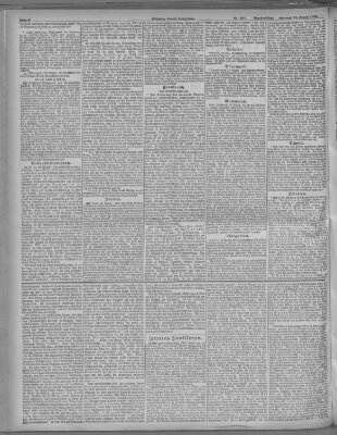 Münchner neueste Nachrichten Mittwoch 30. August 1899