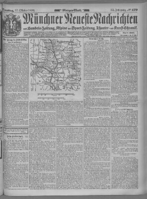 Münchner neueste Nachrichten Dienstag 17. Oktober 1899