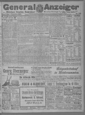 Münchner neueste Nachrichten Donnerstag 2. November 1899