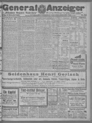 Münchner neueste Nachrichten Montag 6. November 1899