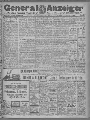 Münchner neueste Nachrichten Donnerstag 9. November 1899