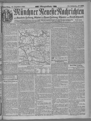 Münchner neueste Nachrichten Donnerstag 21. Dezember 1899