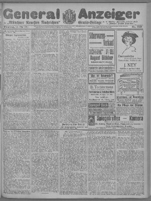 Münchner neueste Nachrichten Dienstag 16. Mai 1911