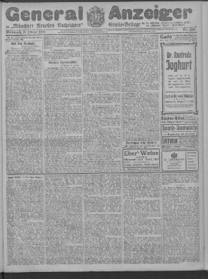 Münchner neueste Nachrichten Mittwoch 28. Februar 1912