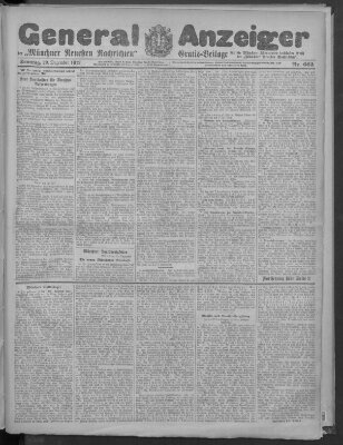 Münchner neueste Nachrichten Sonntag 29. Dezember 1912