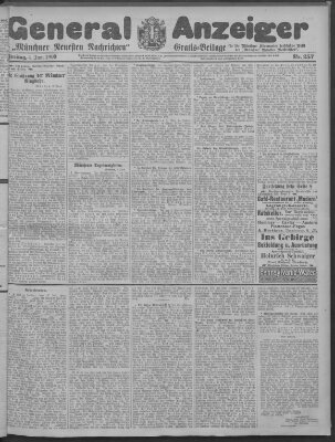 Münchner neueste Nachrichten Freitag 4. Juni 1909