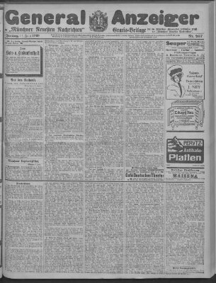 Münchner neueste Nachrichten Freitag 11. Juni 1909